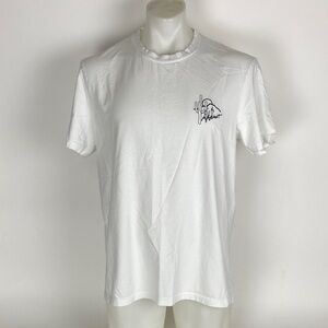 Mens Isabel Marant "Honore" Graphic Cotton T-Shirt White Size Small